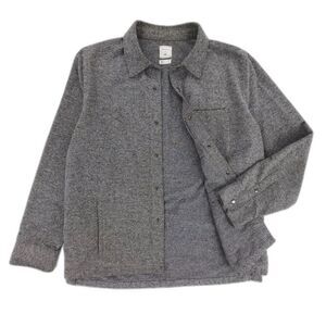 JOHN ELLIOTT Shirt Jacket Minimal Shacket Quiet Luxury 90s Streetwear Grunge Y2k
